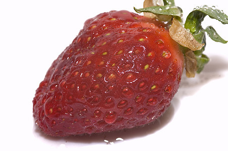 草莓1花园叶子早餐宏观饮食果汁水果甜点食物奶油图片