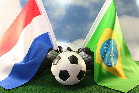 2010年世界杯 荷兰和巴西背景图片