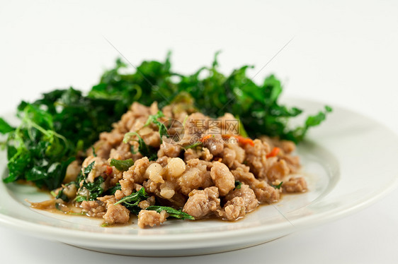 炒猪肉鱼美食餐厅蔬菜油炸盘子胡椒香料红色午餐烹饪图片