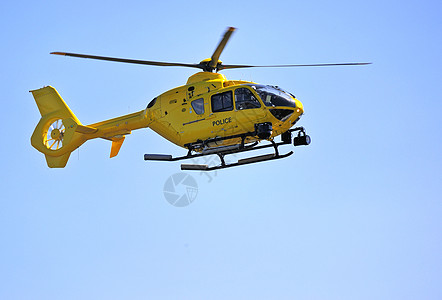 警务直升机天线土地警察菜刀水平运输飞行航班天空航空图片