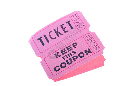 入票标签优惠券录取戏剧粉色数字入口图片