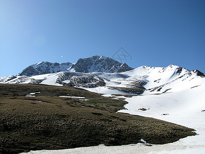 顶部;雪;冰川;全景;旅游;类型;游戏储备图片