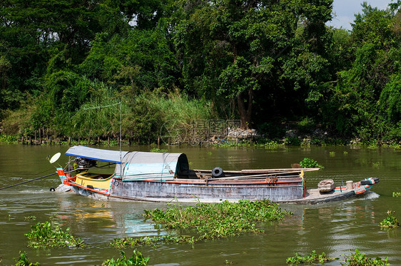 泰国装船河船图片