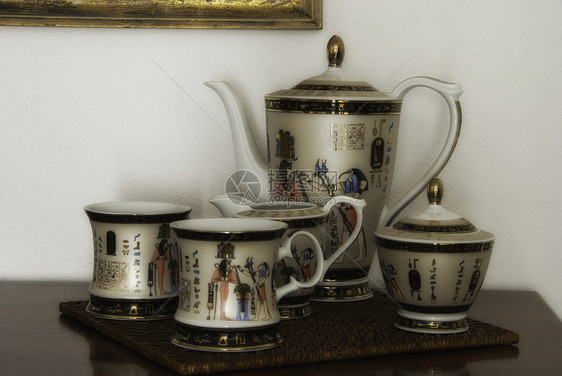 茶杯装饰图片