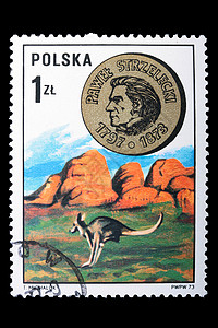 波兰1973年CIRCA 邮票记忆科学家地质学家邮件研究员收藏图片