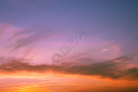 日落时多彩云图层风景入口太阳气氛天气线条蓝色天堂紫色图片