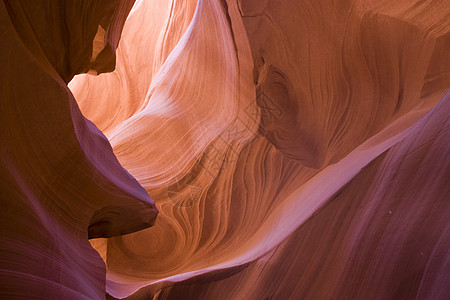亚利桑那州的蚂蚁峡谷侵蚀编队红色干旱石头狭缝砂岩羚羊岩石背景图片