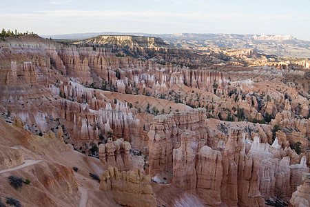 布赖斯峡谷国家公园峡谷沙漠红色假期旅行农村山脉橙子岩石图片