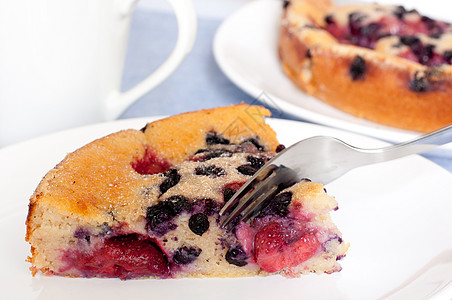 土制水果蛋糕甜点明胶馅饼盘子杯子桌子面包背景图片