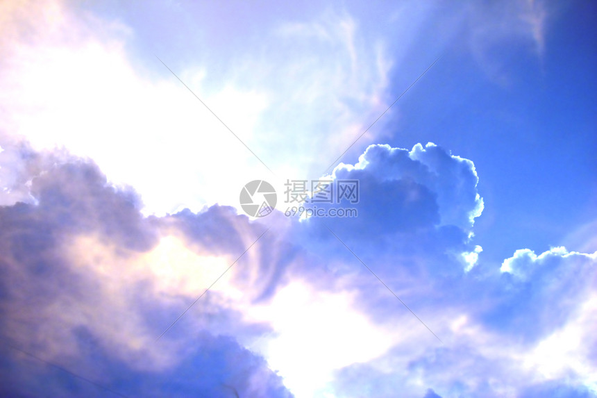 天上的天空场景天堂概念极乐招魂蓝色精神射线阳光光束高清图片下载-正版图片320522789-摄图网