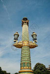巴黎灯路灯金属城市风景游客历史性灯笼建筑学雕塑街道图片