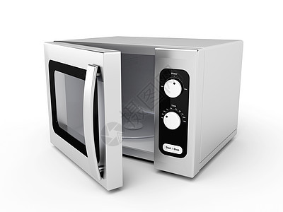 银微波炉电气器具厨房按钮窗户白色电子产品烤箱灰色金属图片
