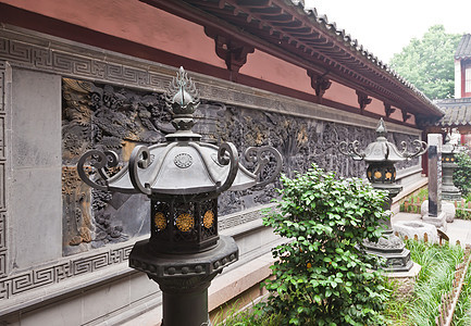 中国苏州汉尚西寺宗教雕刻宝塔建筑物雕塑佛教徒寺庙精神图片