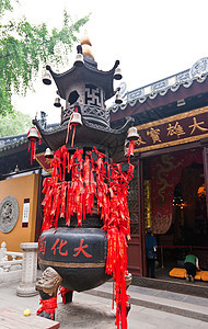 中国苏州汉尚西寺雕塑建筑物宗教宝塔精神佛教徒雕刻寺庙图片