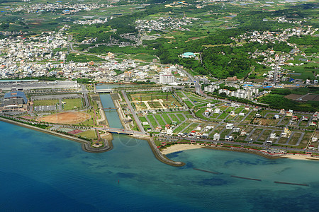 的空中照片街道土地住房城市社区建筑物天际蓝色国家住宅图片