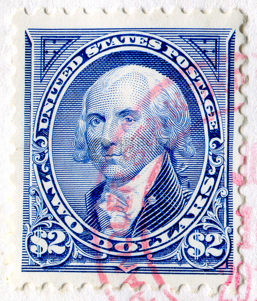 乔治华盛顿邮票信封邮件古董明信片历史性邮戳男性海豹男人图片