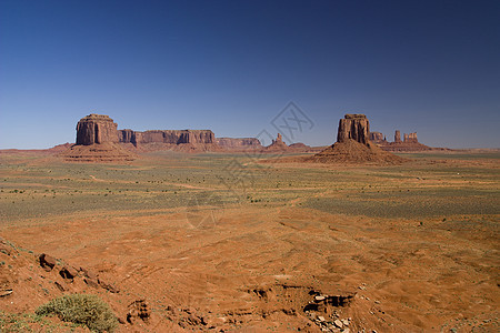 纪念碑谷全景日落农村红色峡谷旅行沙漠橙子纪念碑图片
