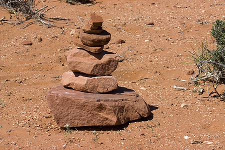 石头橙子日落峡谷纪念碑全景农村沙漠红色旅行背景图片