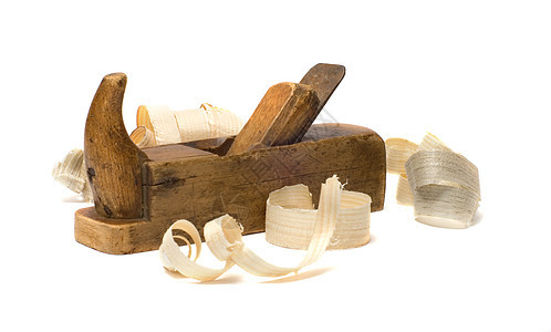 平板和剃须飞机乐器木工木制品古董造商刨床白色工艺筹码图片
