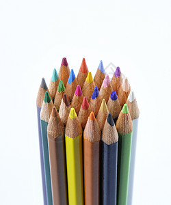 彩色铅笔圆形组图片