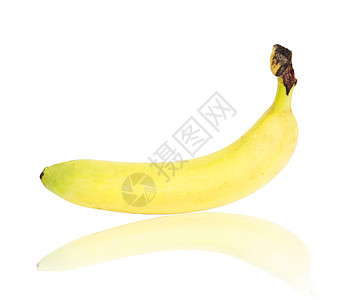 白背景孤立的里普香蕉美食热带丛林食物营养团体小吃水果黄色白色图片