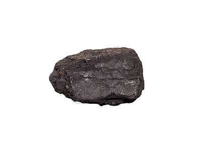 孤立白背景上的煤炭矿物石头燃料活力矿石财富力量地球库存化石图片