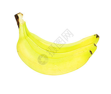 白上孤立的树香蕉黄色食物水果白色热带图片