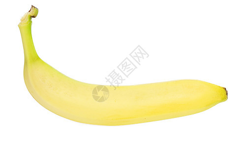 白背景孤立的里普香蕉白色营养小吃美食早餐水果黄色丛林皮肤食物图片