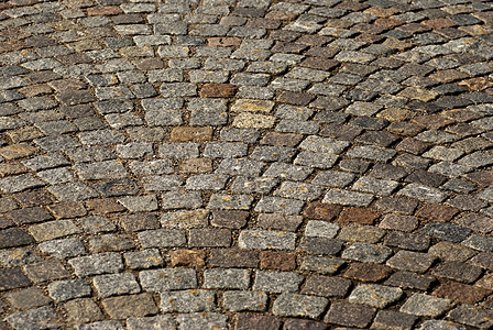 碎石铺路人行道地面路面鹅卵石历史性小路卵石马赛克岩石图片