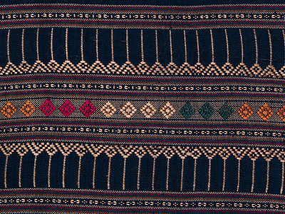 泰国传统的手工制织物结构布料背景古董工艺衣服收藏纺织品文化装饰品艺术图片