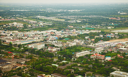 潜艇建筑城市天空风景城市化全景鸟瞰图衬套景观灌木图片