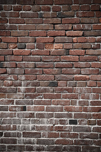 砖墙壁古董石膏红色老化石头灰色材料砖块建筑学风化图片