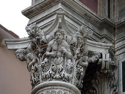威尼斯文化首都建筑学雕刻雕塑大理石柱子艺术旅行教会图片