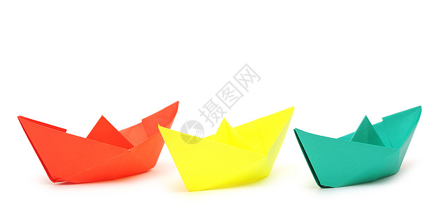 纸船海军团队老板旅行折纸玩具生活领导者折叠个性图片