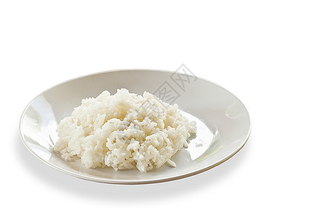 泰国食物 茉米饭煮在盘子上图片