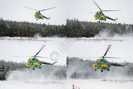军用直升机连续剧航班木头灰尘引航发射速度森林图片