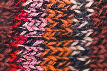 双面背景背景棉布线条工艺红色材料纺织品条纹宏观橙子织物图片