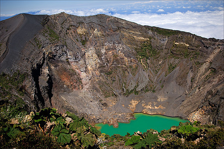 伊拉素火山陨石公园火山学旅游喷气气体活火山力量环境天空图片