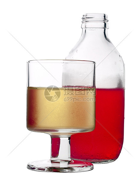白色背景上孤立的玻璃玻璃红色液体庆典水晶派对酒杯饮料香味品酒图片