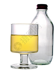 白色背景上孤立的玻璃玻璃液体水晶香味红色派对品酒庆典饮料酒杯图片