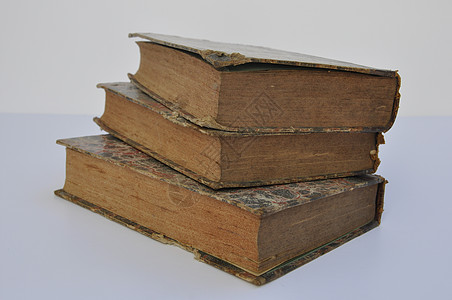 三本堆叠的书艺术手稿历史古董记忆空白噪音背景图片