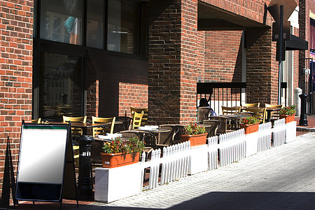 波士顿美式咖啡馆背景图片