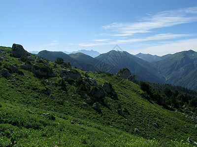 山山脉草甸解脱路线岩石植物高地石头植物群天空文件图片