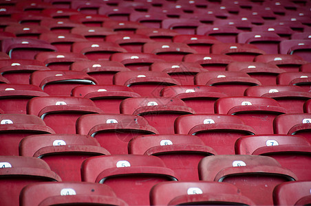 体育场座座位长椅运动观众数字橙子旁观者椅子塑料棒球图片