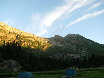 山山脉草甸文件前提山丘植物群冰川全景路线天空高地图片