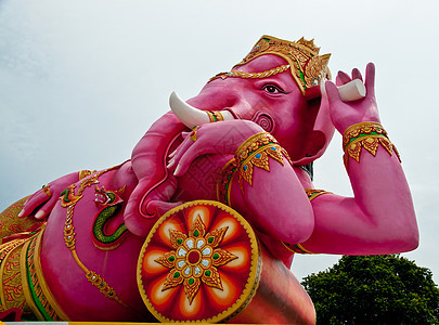 金金的印度大象神伽尼什图片
