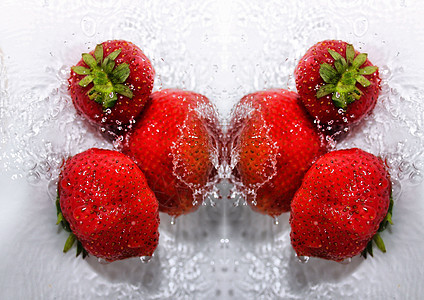 Stawberry 草莓食物果味绿色植物浆果红色水果味道图片