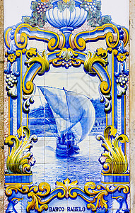平豪 杜罗谷 波尔等地火车站的瓷砖蓝色河谷外观艺术装饰绘画图片