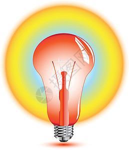 电灯金属插图创造力技术灯泡玻璃活力螺旋电气背景图片