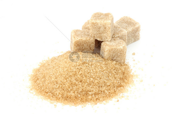 甘蔗糖颗粒状水晶白色食物立方体图片